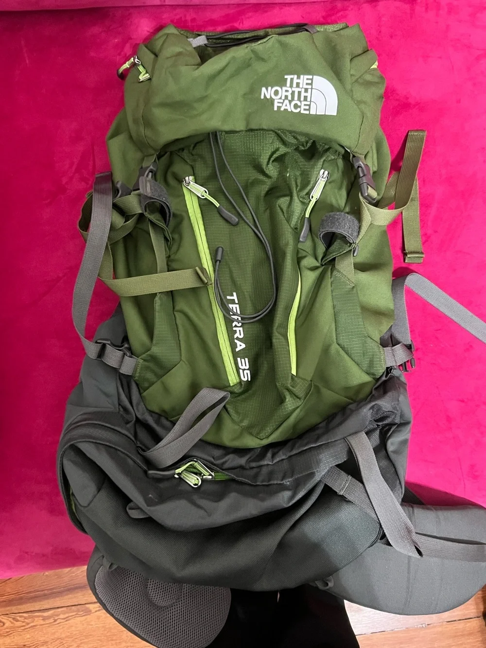 The North Face Terra 35 Green Hiking Backpack